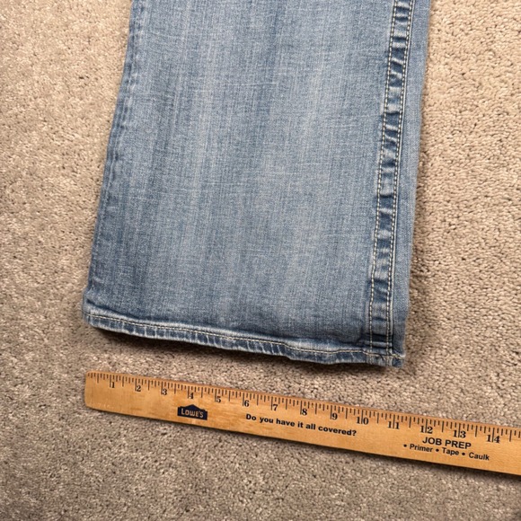 Vigoss The Dublin Flare Jeans Plus Womens 22x34 Medium Wash Distressed - Picture 6 of 14